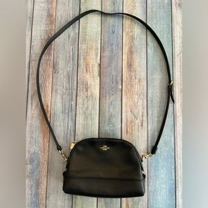 Coach Crossbody Women’s Black Pebble Leather Bag